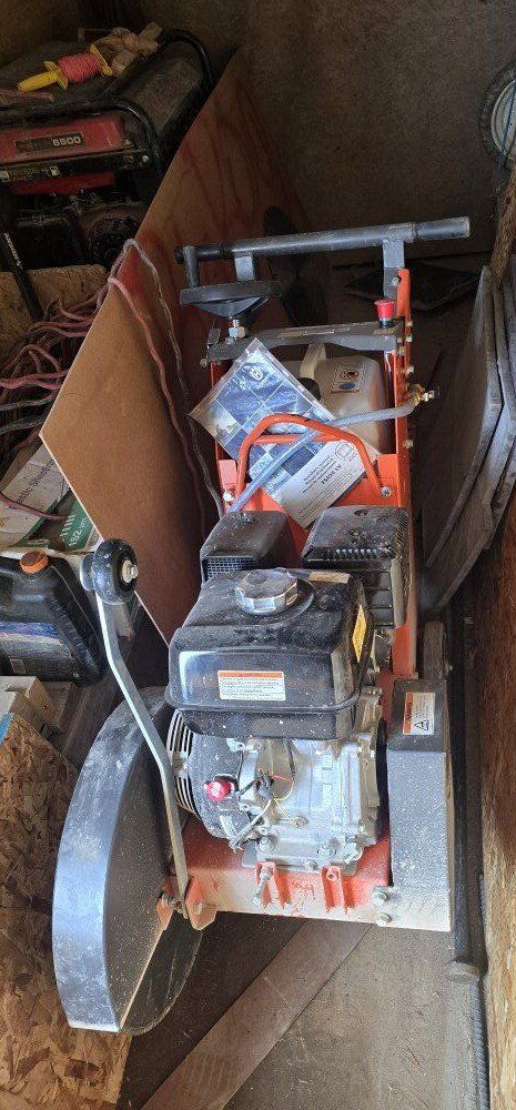 Husqvarna Walk Behind Concrete Saw