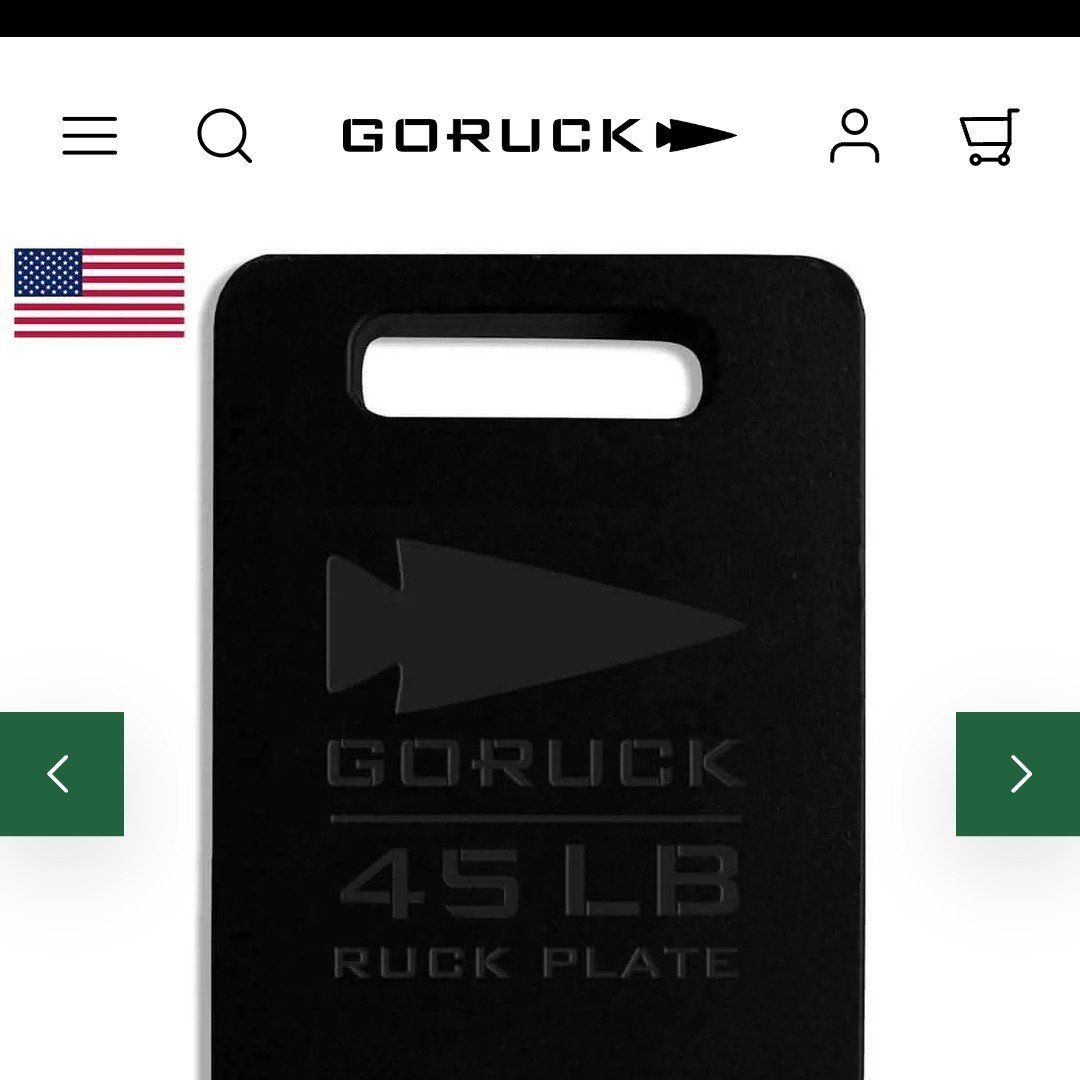 GO RUCK Vest Plates 10lb, 20lb, 30lb, 45lb