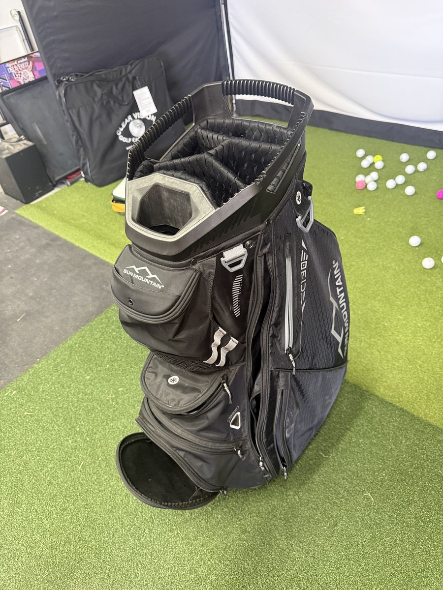 Sun Mountain C-130 Golf Cart Bag Black 5-Way Divider