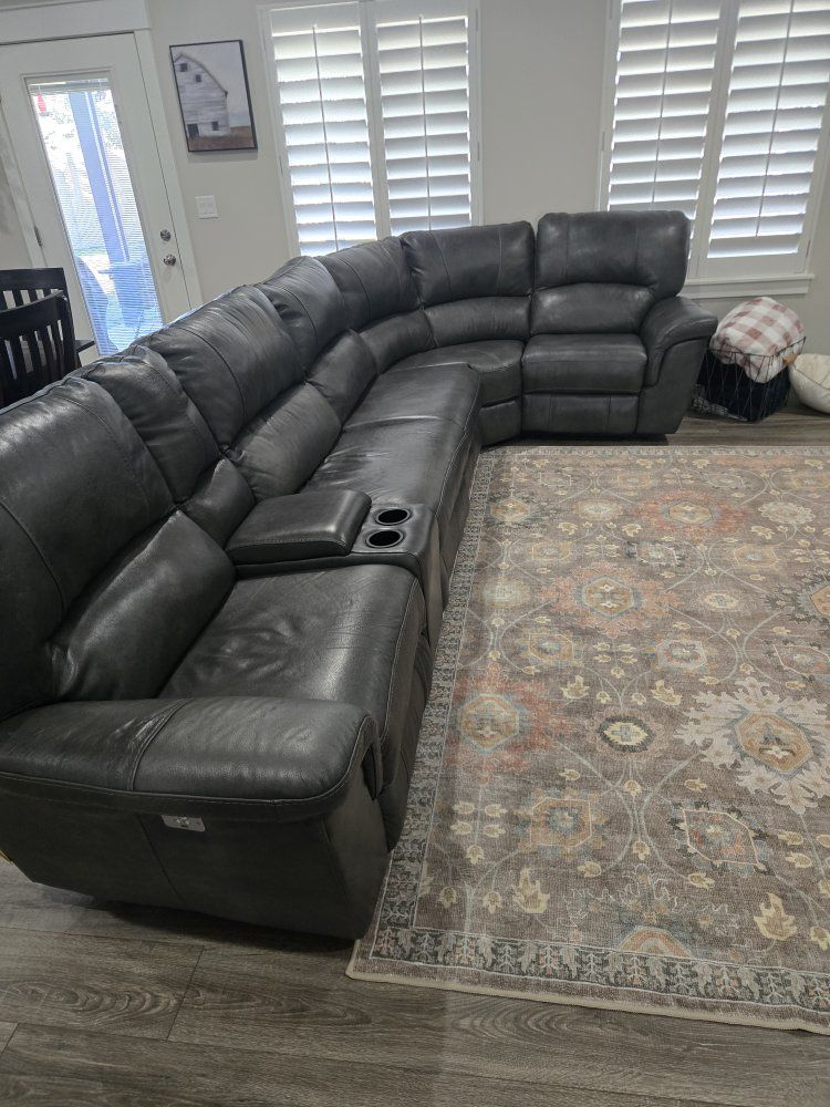 Leather Sectional