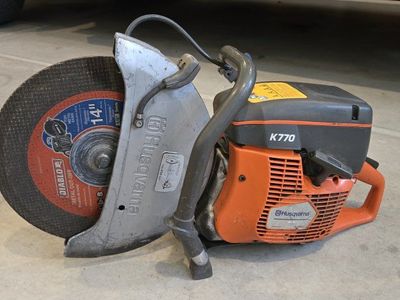 Husqvarna K77014" Power Cutter.
Hus
