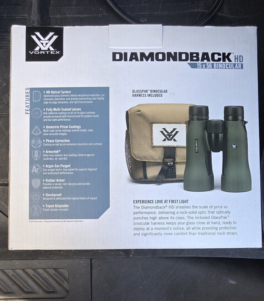 Vortex diamondback HD 15x56 New