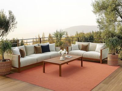 Nourison Positano 9x12 Terracotta Rug