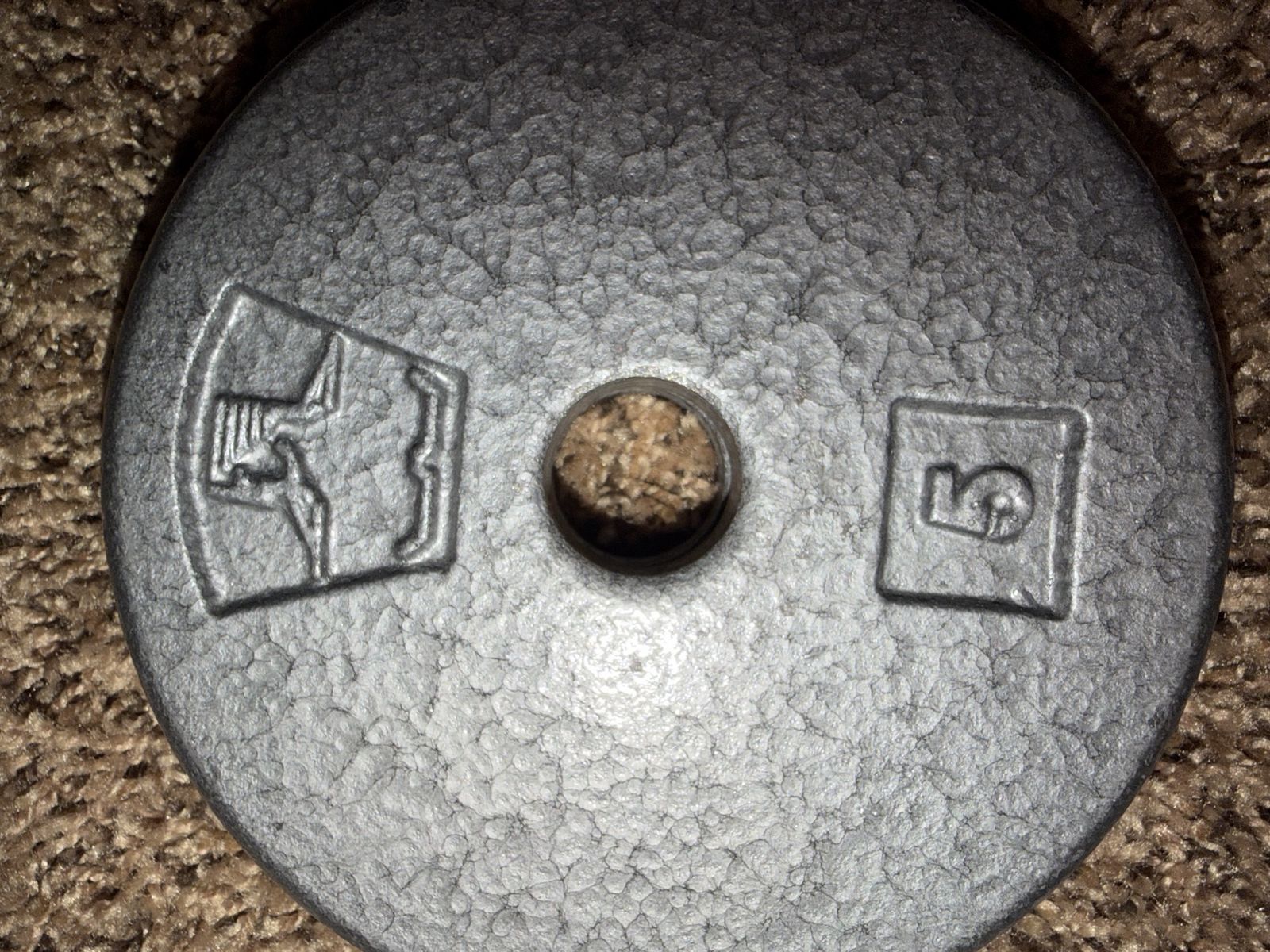 10 weight plates 5 lbs