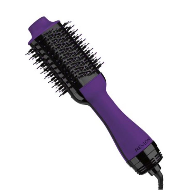 Revlon One-Step Volumizer Hot Air Brush Hair Dryer Blow Dryer Brush Purple