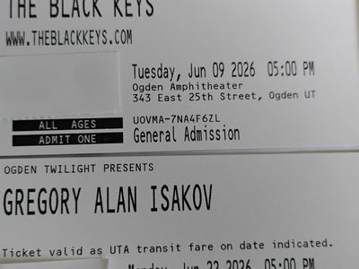 Gregory Alan Isokov June 22 Ogden Sold Out