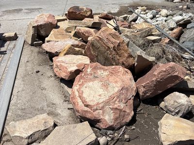 Landscape boulders