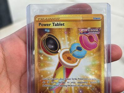 Pokémon TCG Power Tablet Gold Secret Rare #281/264 Sword & Shield Fusion Strike
