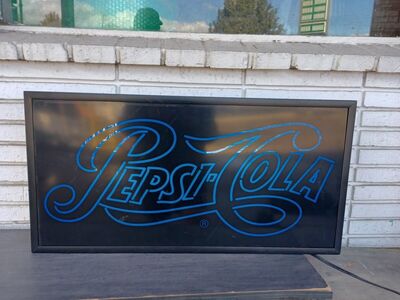 Vintage Pepsi-Cola Fluorescent sign