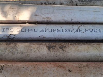 1 1/2" and 1 1/4" Pvc sch 40 ×16'