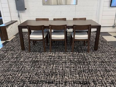 COSTCO FLEXSTEEL UTILITY 7-PIECE DINING TABLE SET!!