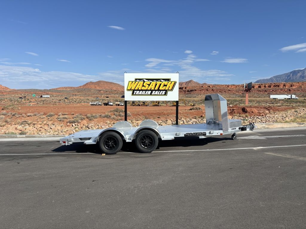 2027 Aluma 7' x 16' 7K Executive Series Flatbed with Aluminum Wheels