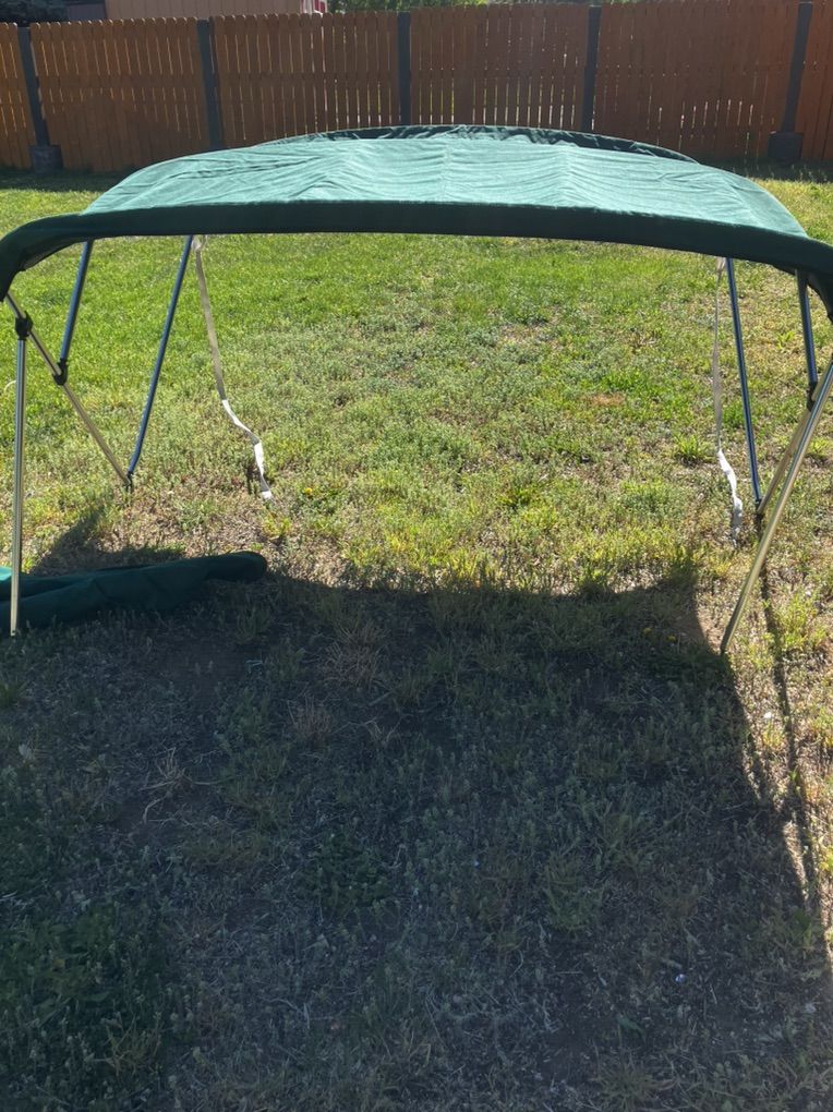 New Boat Shade Canopy With Cover