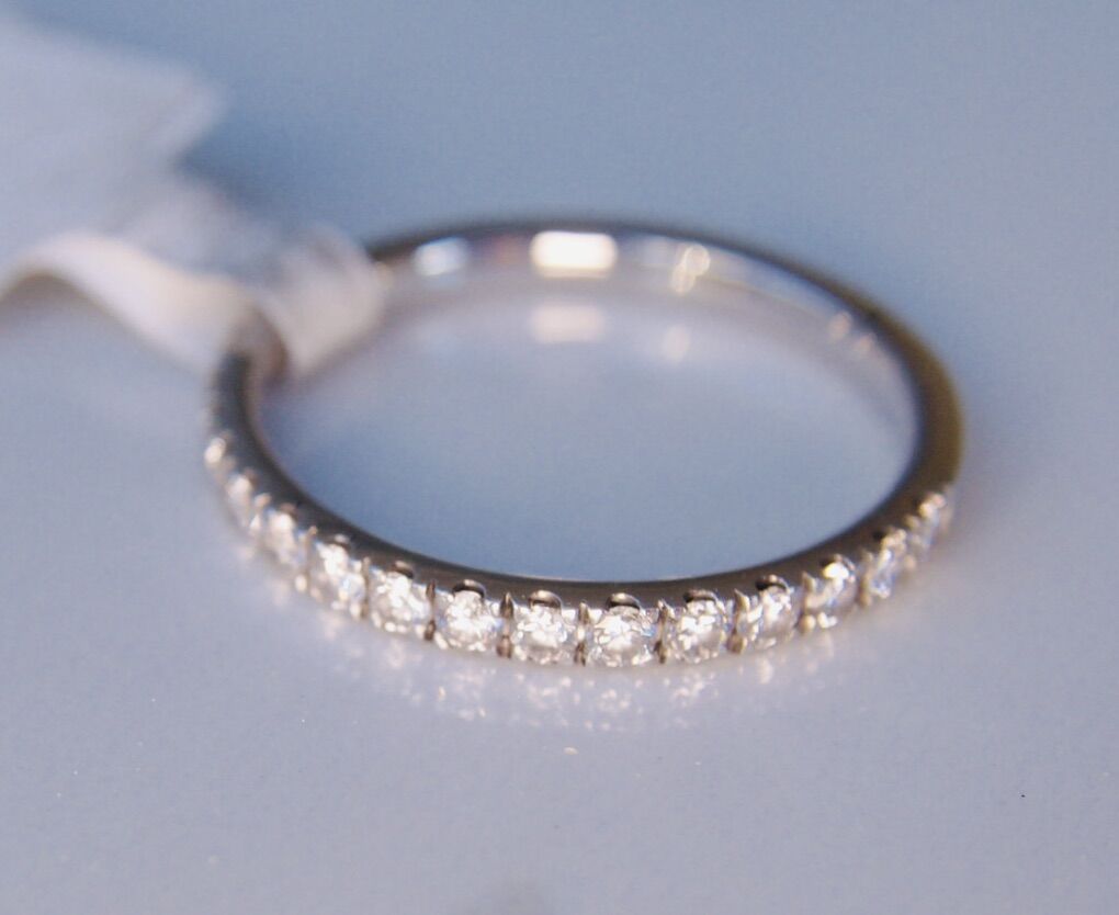 Platinum Diamond eternity Band  .34ctw