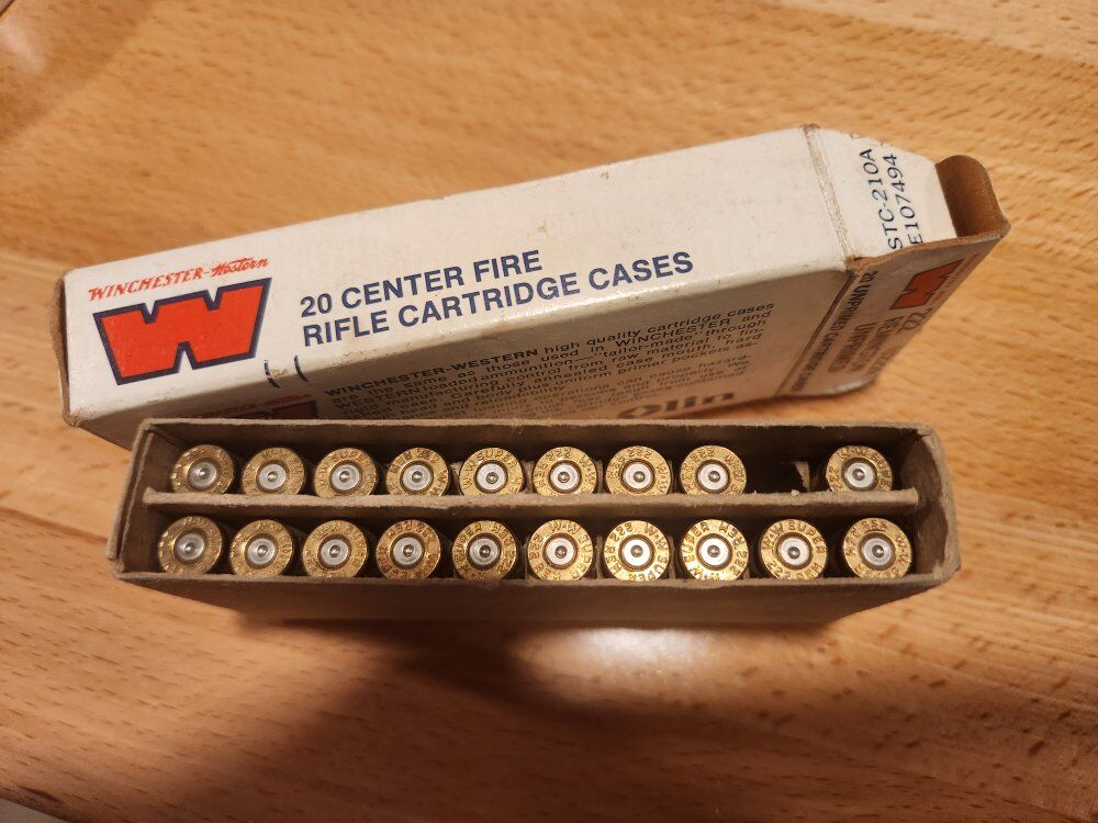 Winchester .222 Rem. brass used