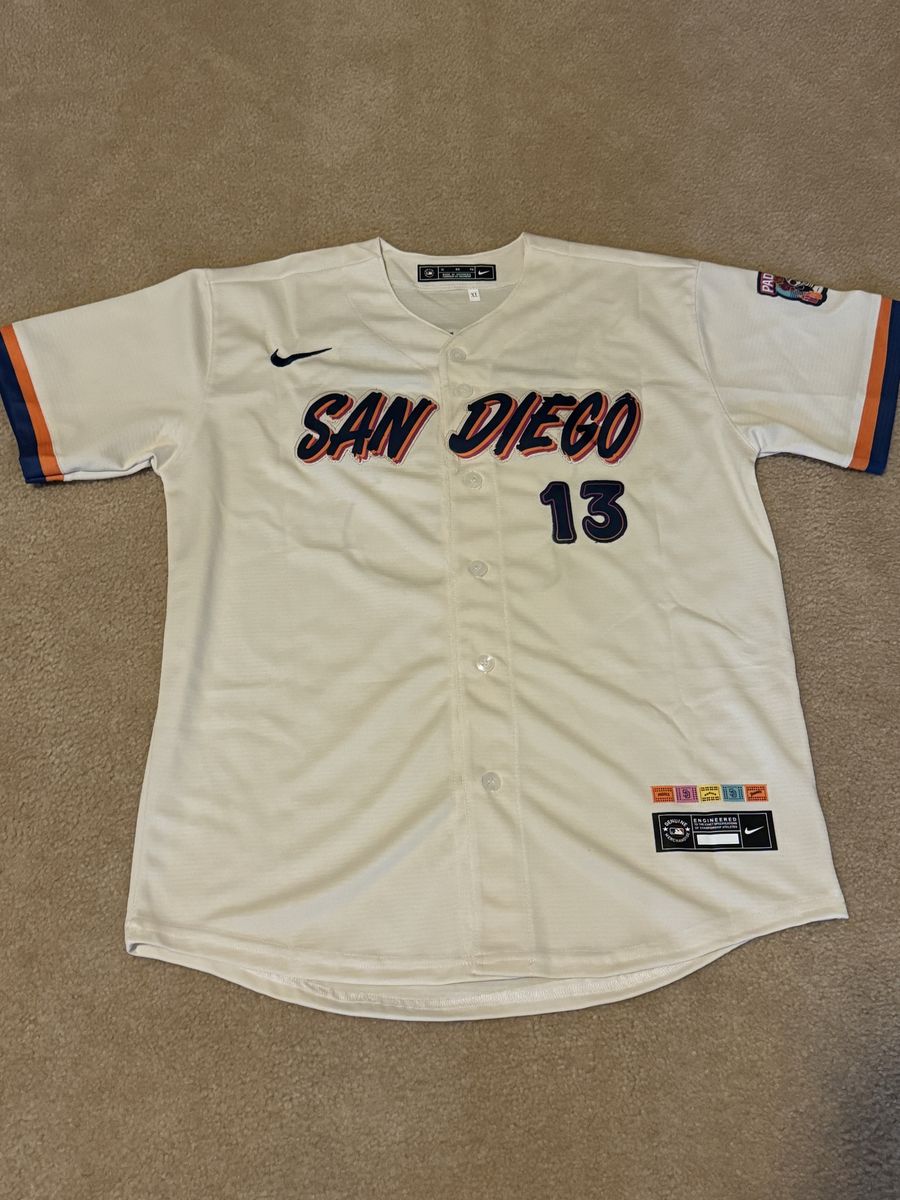 San Diego Manny Machado Custom City Connect Jersey.