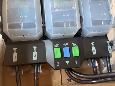 New Buckeye ECO Chemical Dispensing System – Complete 3-Unit Assembly – Commercial Cleaning