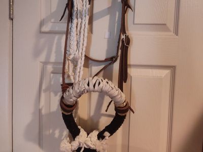 Handmade bozelle Bridle with reins