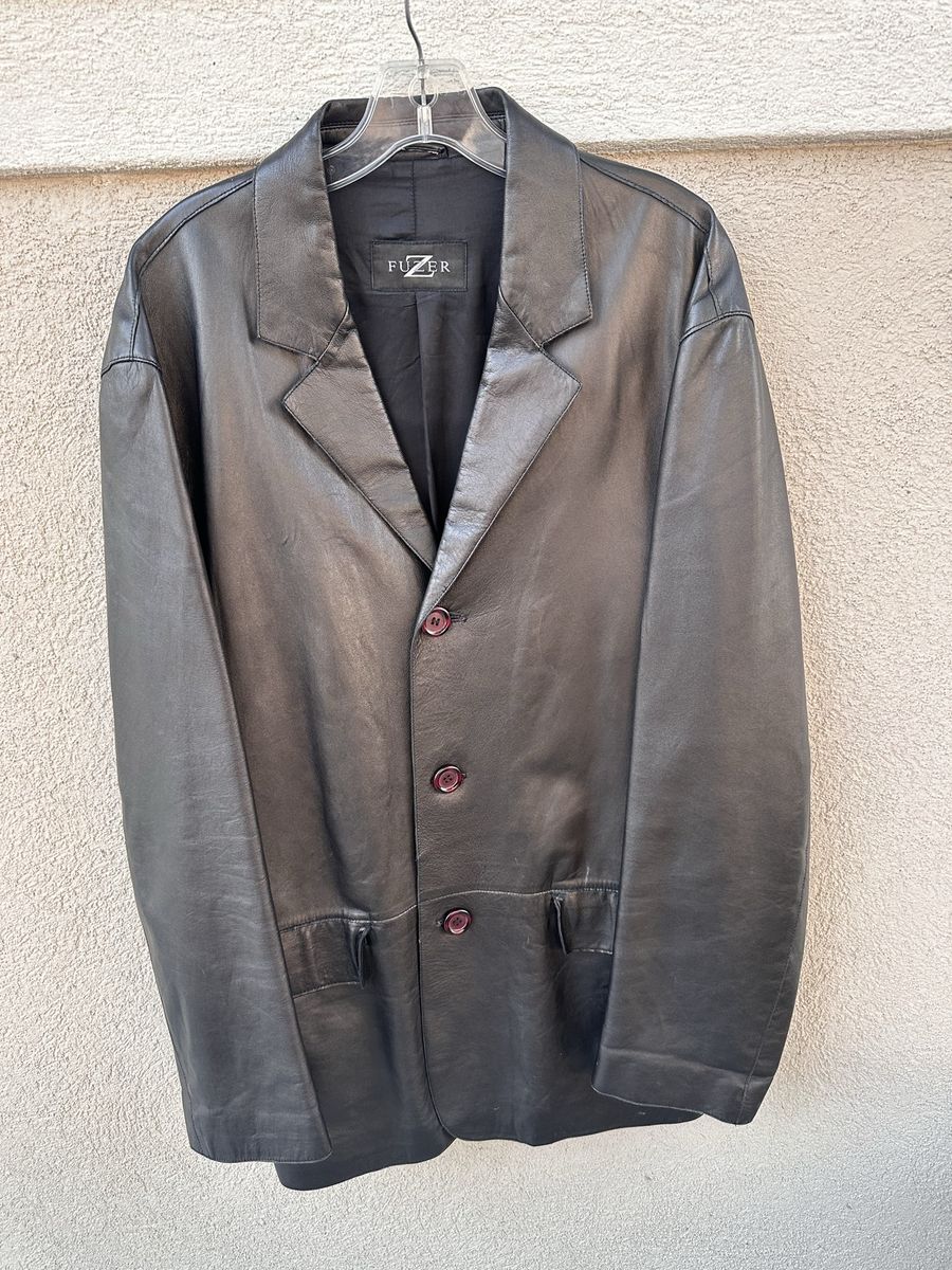 Men’s Black Leather Jacket