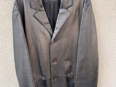 Men’s Black Leather Jacket