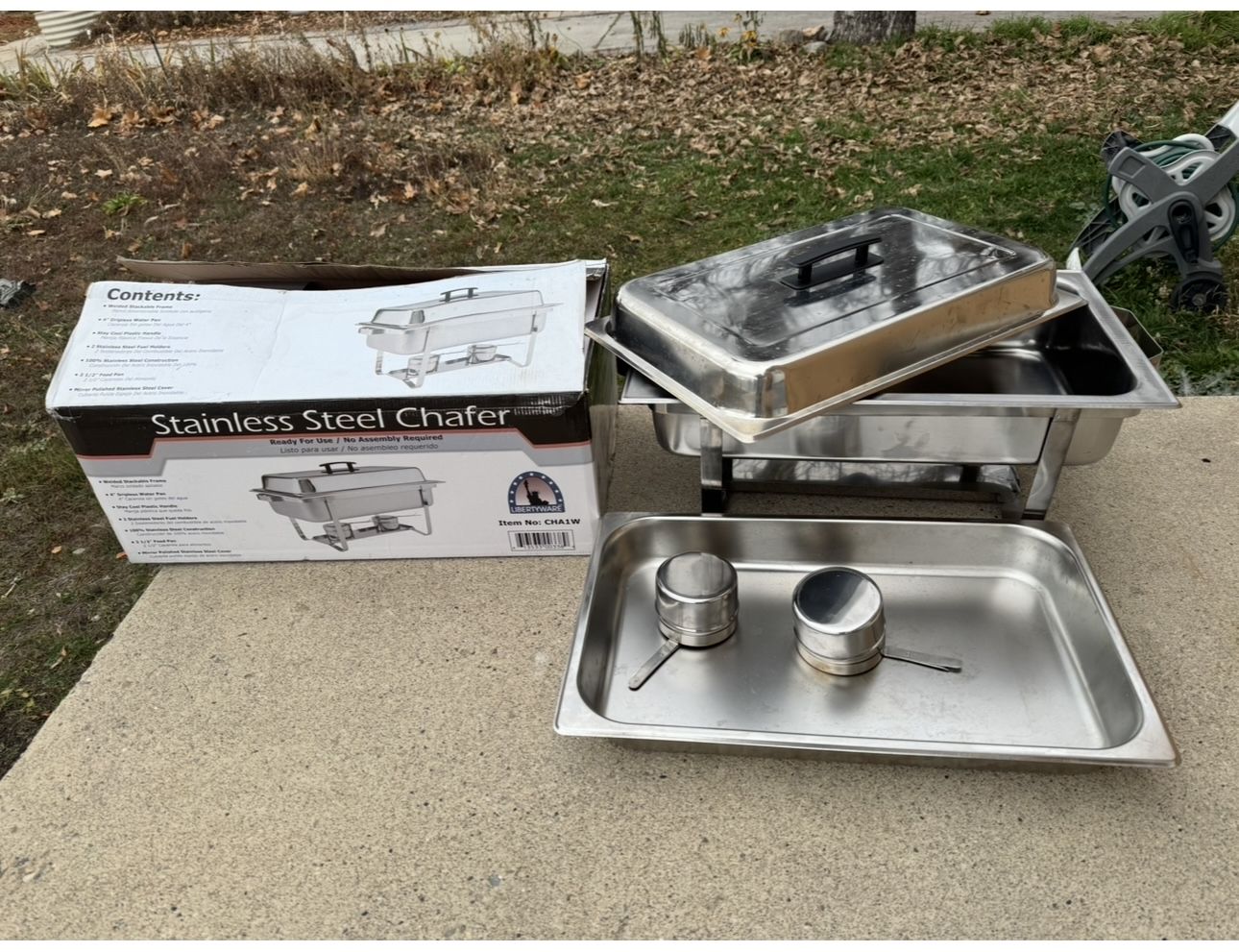 Stainless Steel Cha1W Libertyware Full Size