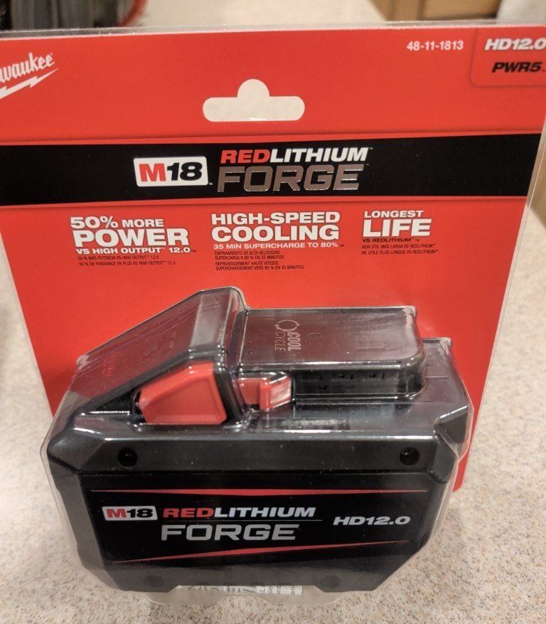 Milwaukee M18 Forge 12.0 Red Lithium Battery
