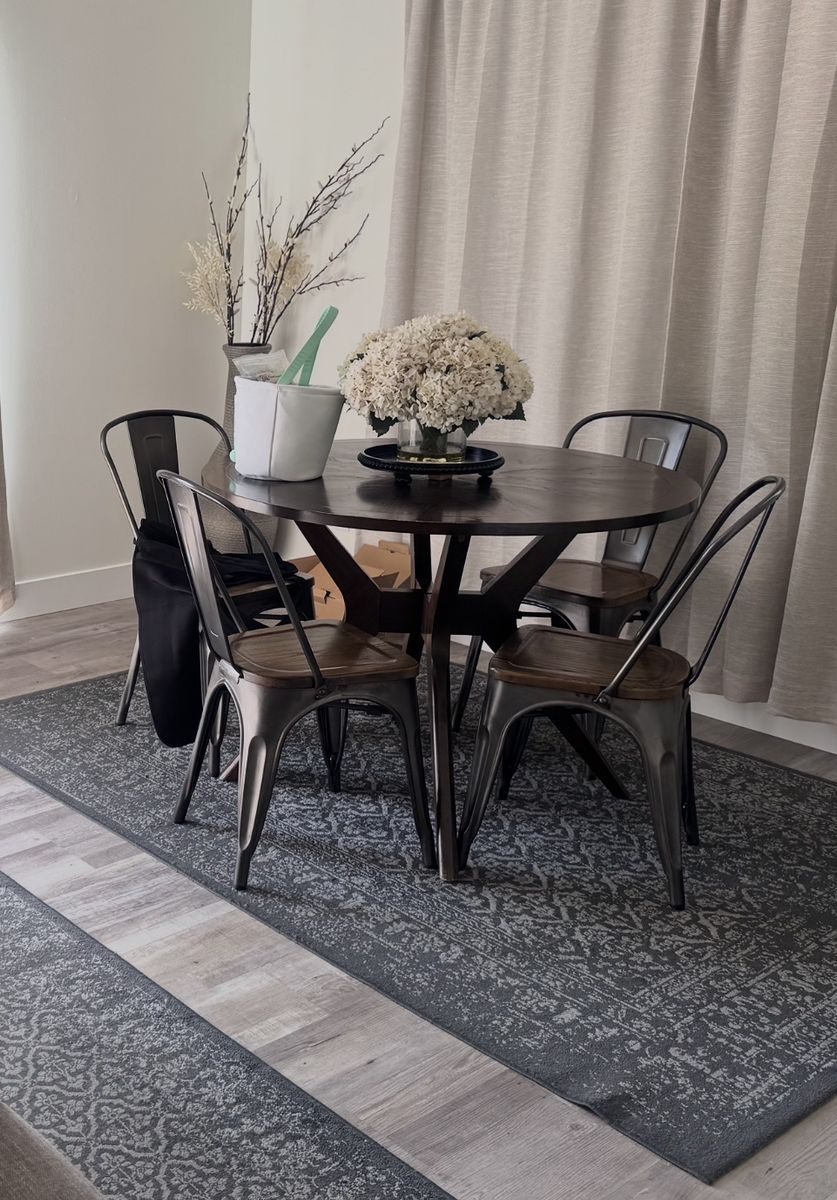 Dining table with chairs