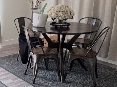 Dining table with chairs