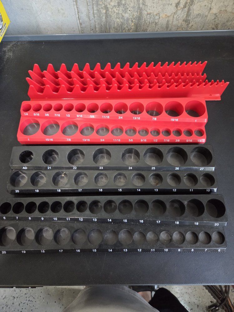 US General Tool Box Socket Organizers & wrench organizers