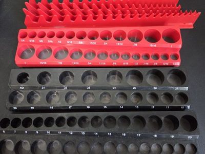US General Tool Box Socket Organizers & wrench organizers