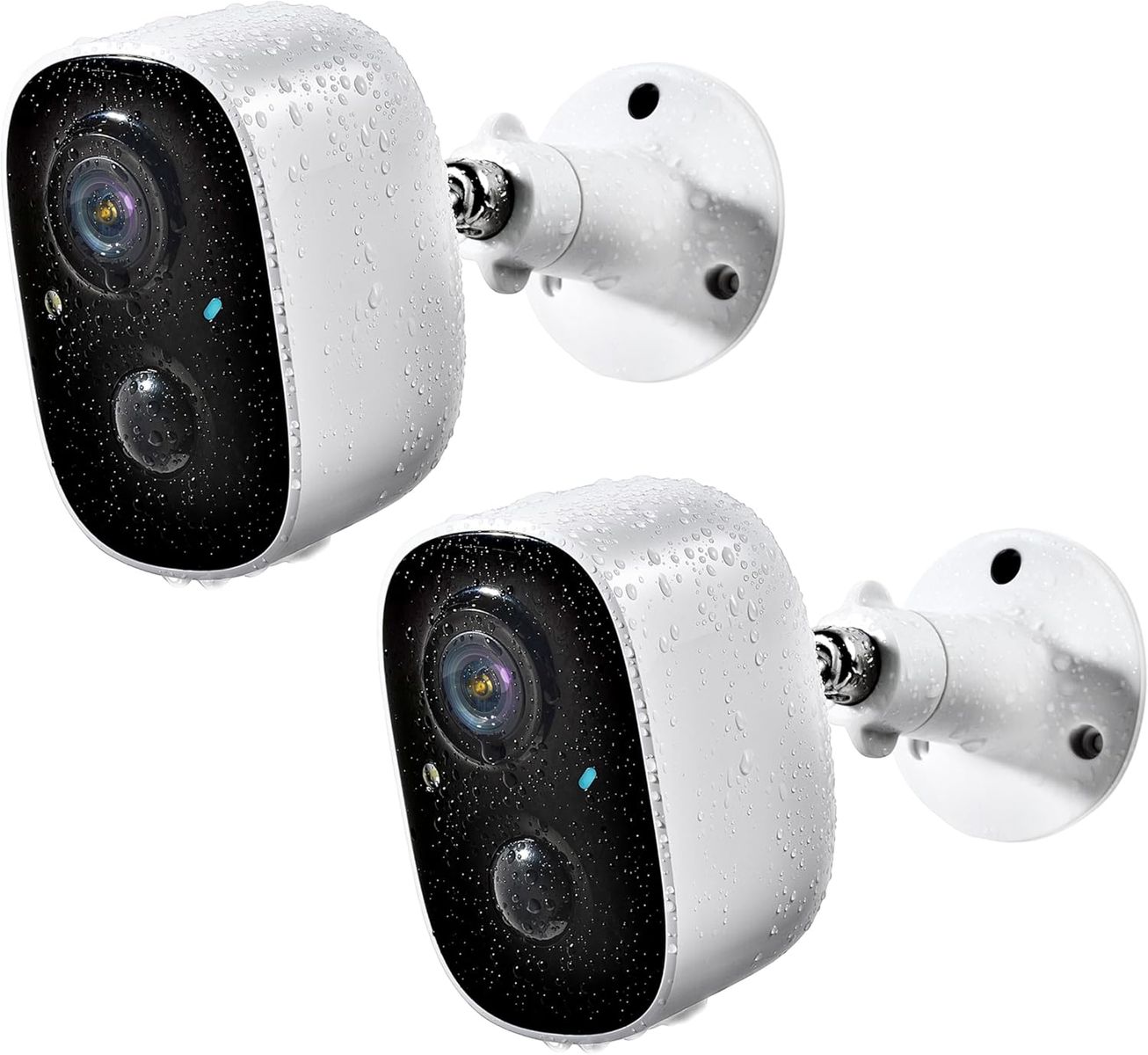 NEW Security Cameras Wireless Outdoor, 2-Way Talk Battery Powered Wi-Fi Cameras for Outside and Indoor 2K Night Vision 2-Pack