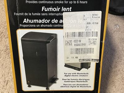 Masterbuilt New Slow and Cold Smoker Accessory Attachment in Black MB20100112