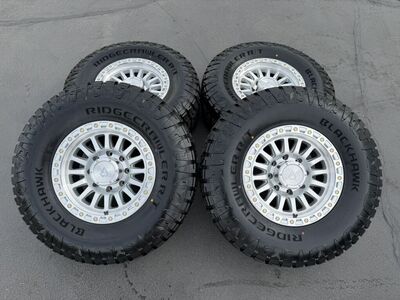 New 35x12.50r17 RT Silver Arena 8x170 Ford F350 8