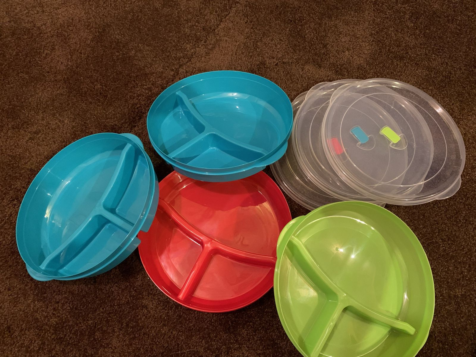 Plastic Food Storage Plates