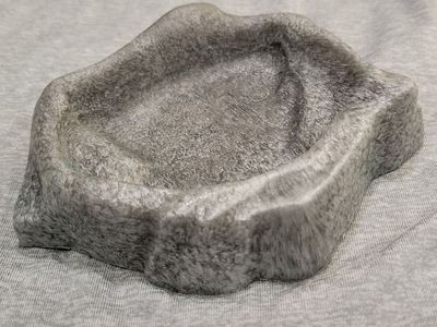 5- Zoo Med Repti Rock Food & Water Dishes