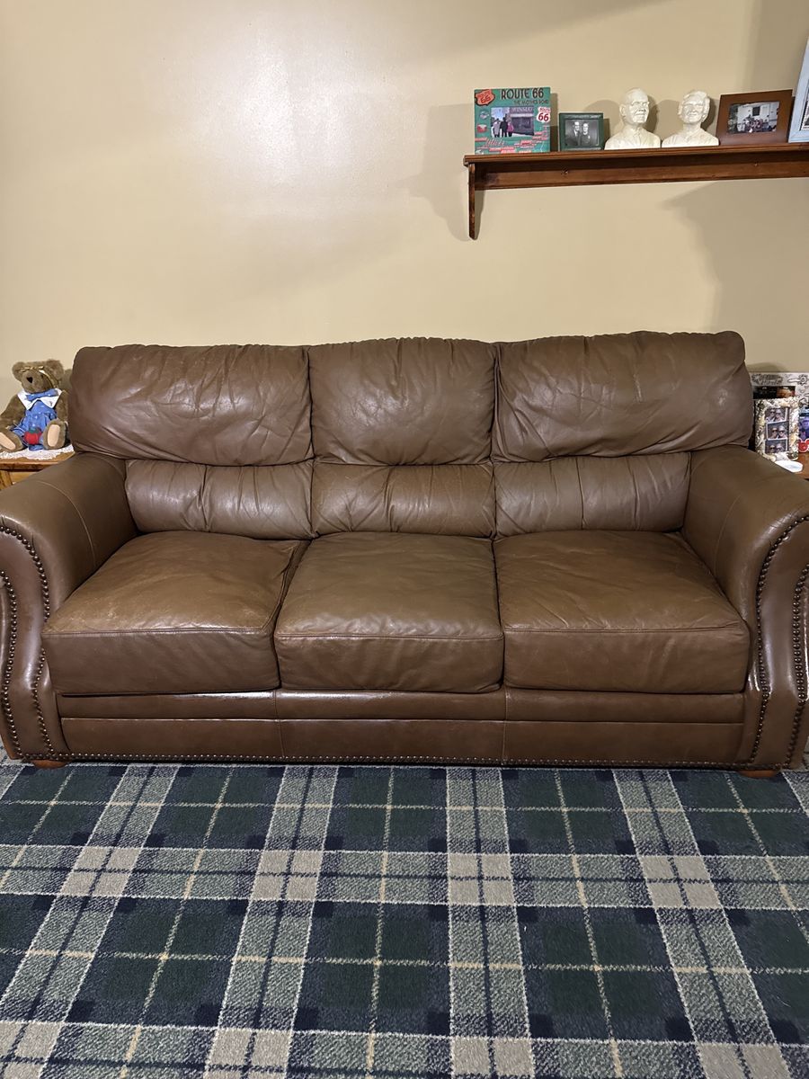 Leather sofa