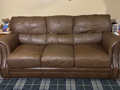Leather sofa