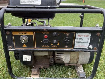 Multi-Power MP1500 Gasoline Portable Generator - Tested & Working