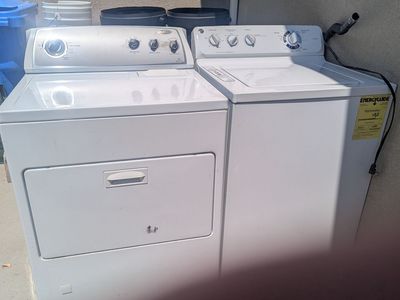 Whirlpool Gas Dryer/GE Washer