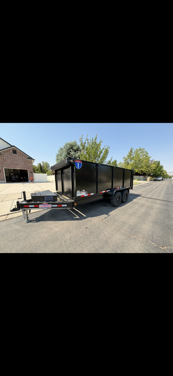 16x7 Dump Trailer $50 a day