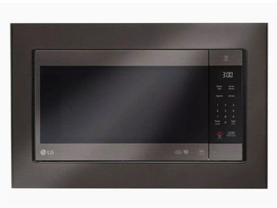 LG 30" Built-In Trim Kit in Stainless Steel Black