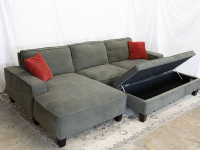 FREE DELIVERY Large Gray Sectional