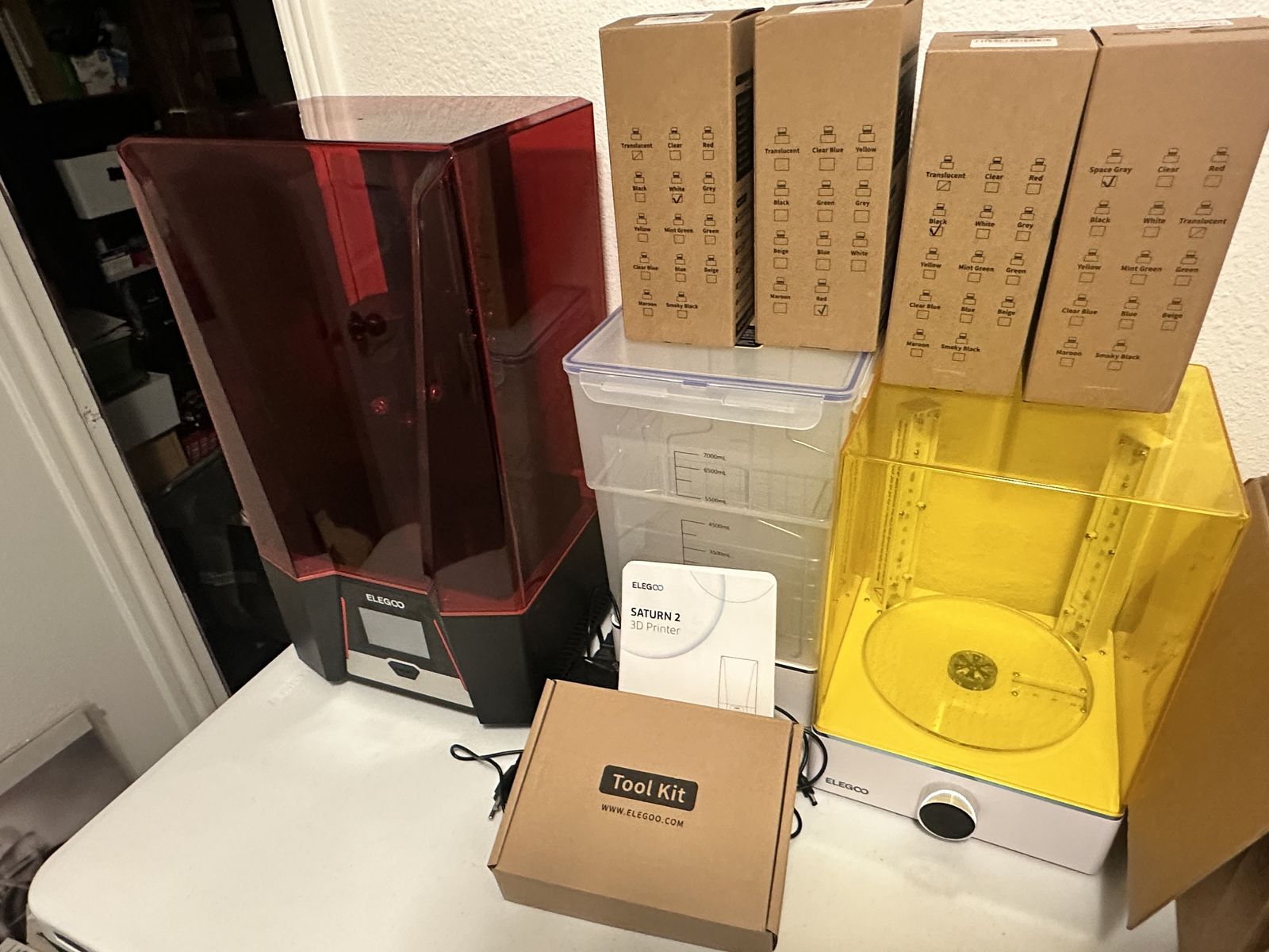 Elegoo Saturn 2 resin 3D printer