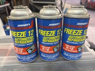 Freeze 12 automotive refrigerant