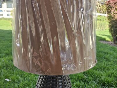 wicker lamp