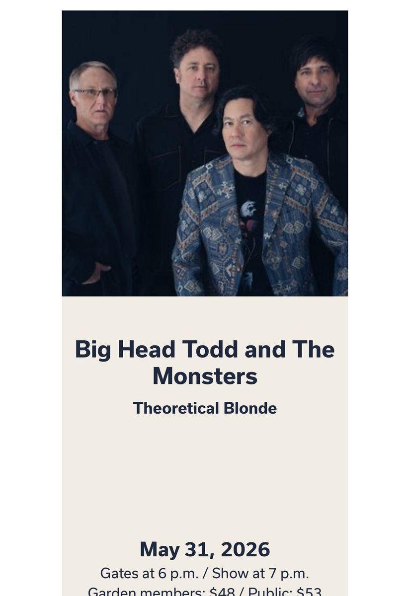 Big Head Todd and The Monsters with Theoretical Blonde