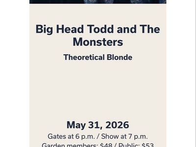 Big Head Todd and The Monsters with Theoretical Blonde
