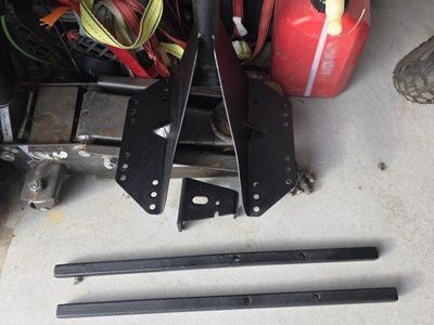 Black mountain spare tire mount