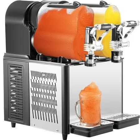 BENTISM 3Lx2 Slushy Machine, 340W, Black