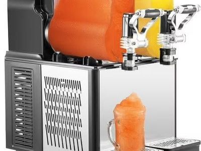 BENTISM 3Lx2 Slushy Machine, 340W, Black